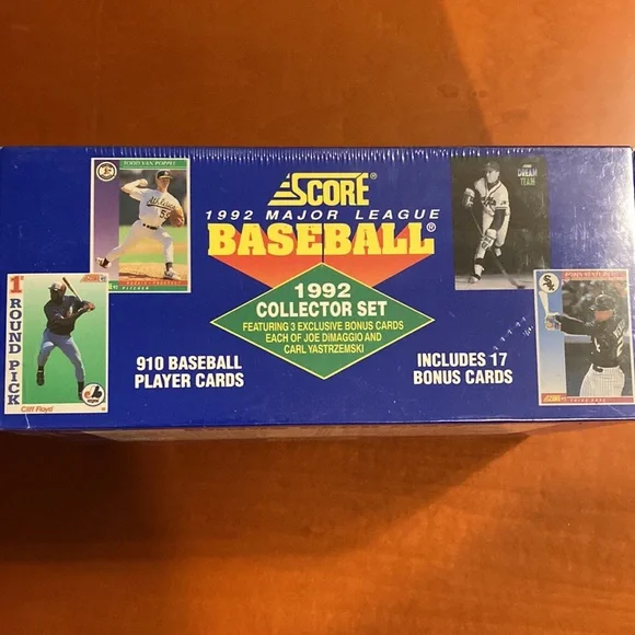 1992 Score Major League Baseball Collector Set Factory Sealed - Picture 3 of 6